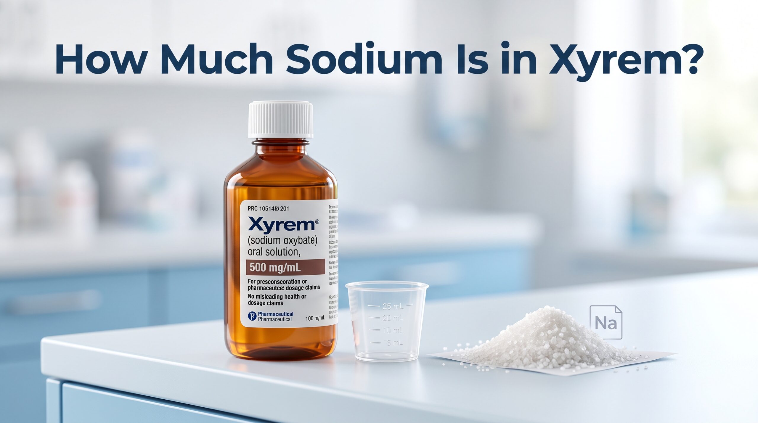 how much sodium is in xyrem