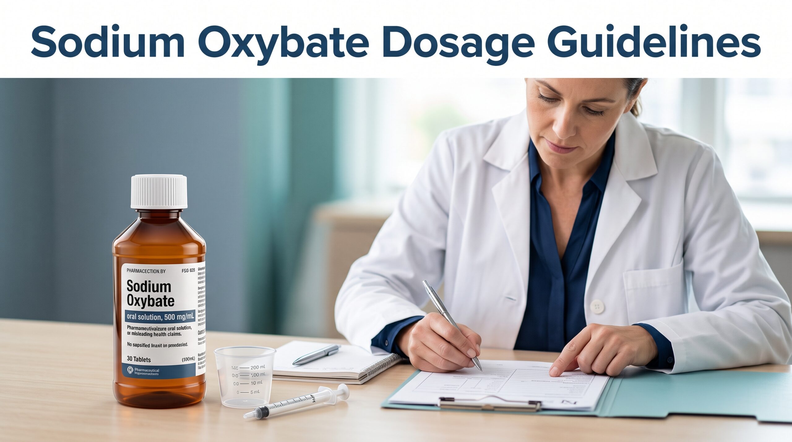 Sodium oxybate dosage guidelines