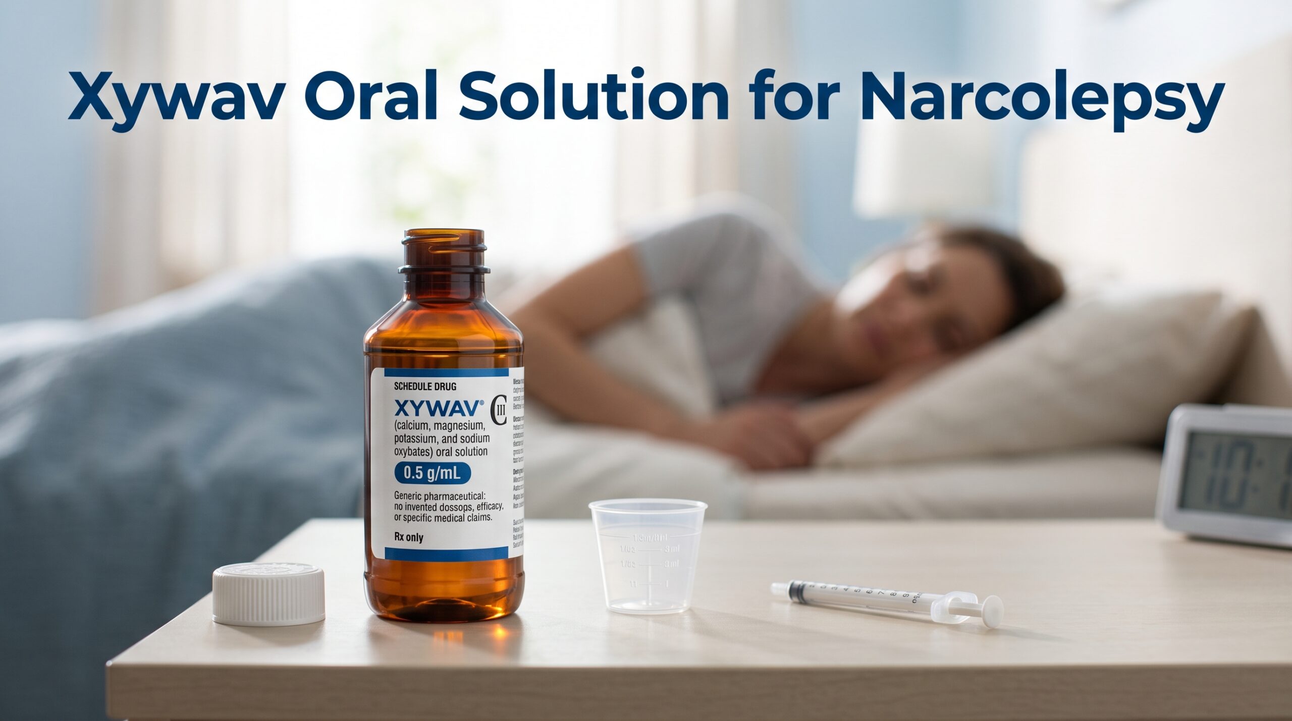 Xywav oral solution for narcolepsy