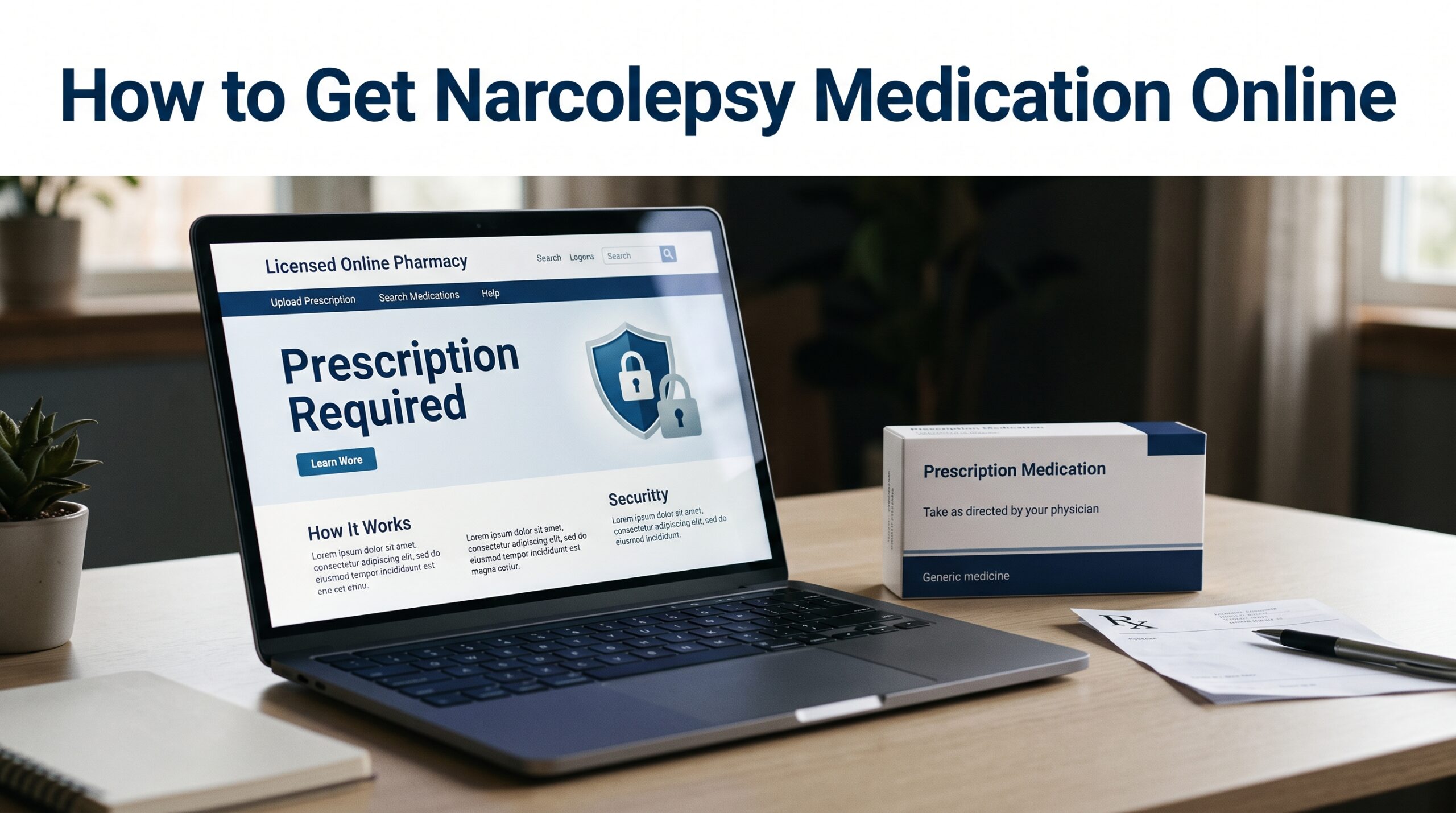 How to get narcolepsy medication online